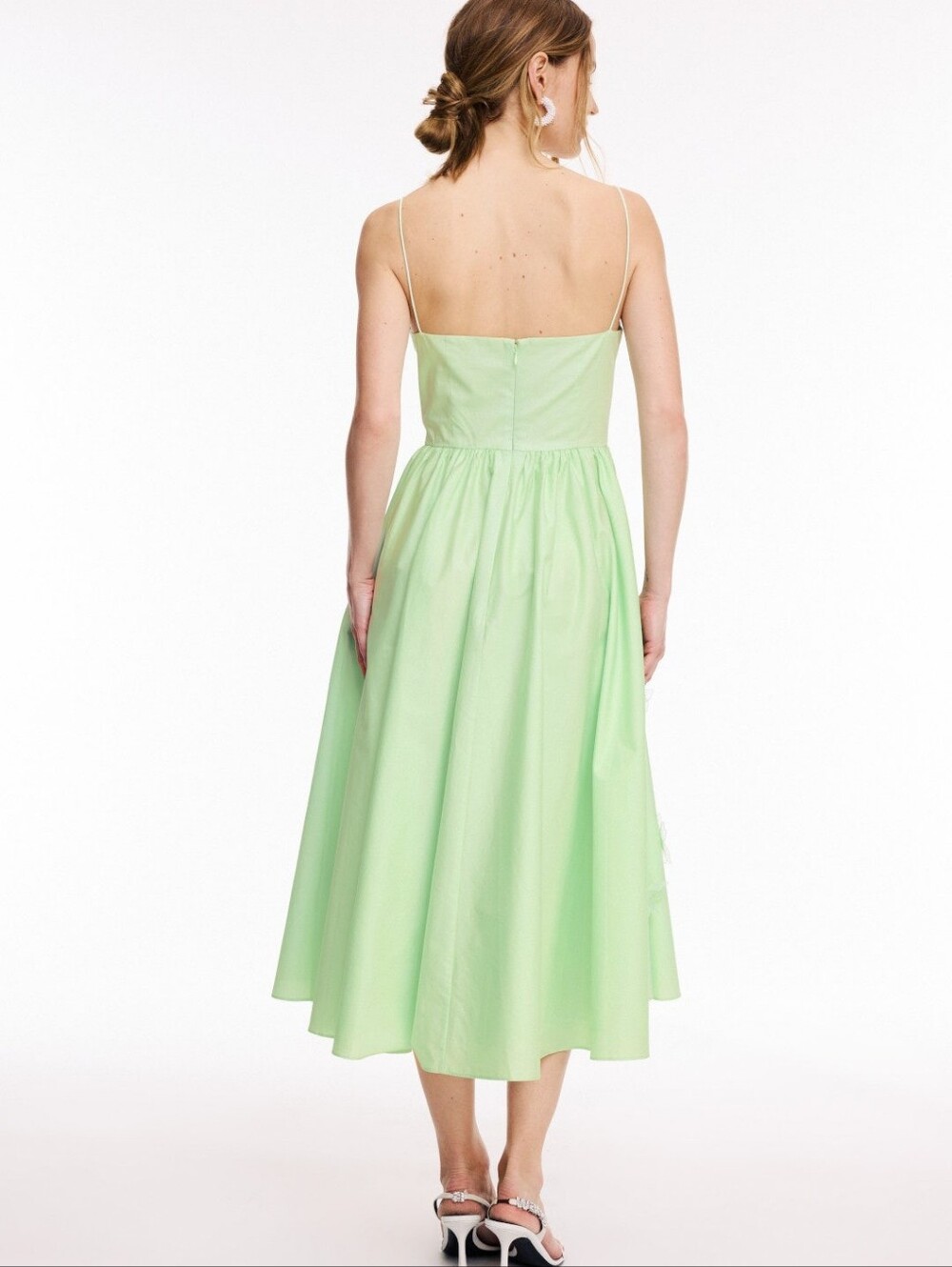 SELF-PORTRAIT | $510 Cotton Flower Midi Dress - Picture 2 of 11